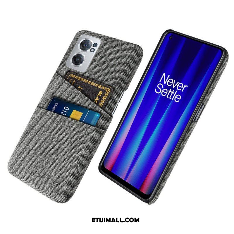 Etui do OnePlus Nord CE 2 5G Tkany Uchwyt Na Karty