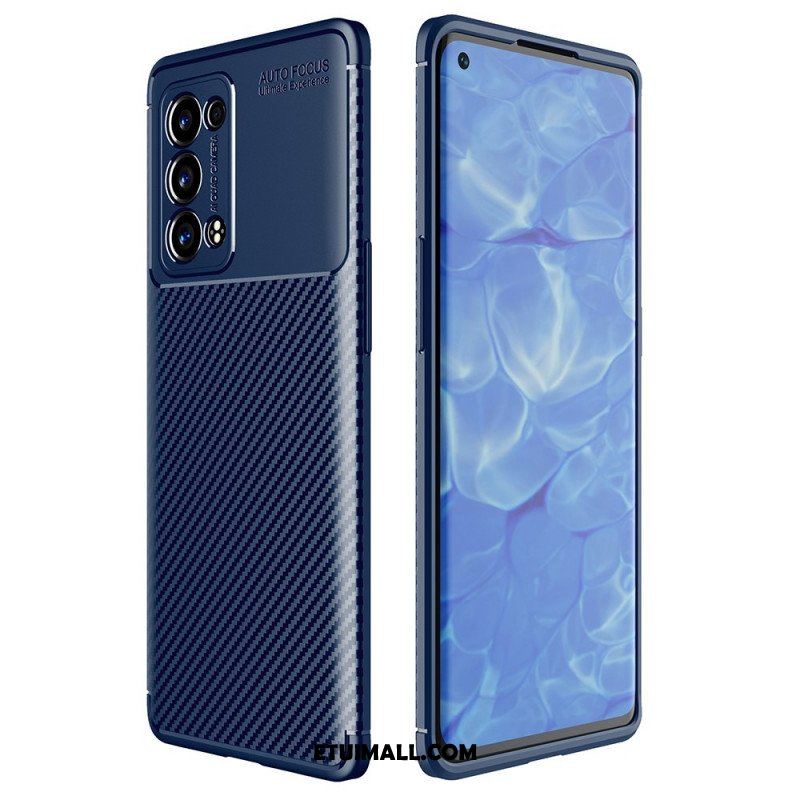 Etui do Oppo Reno 6 Pro 5G Wąż Z Włókna Węglowego