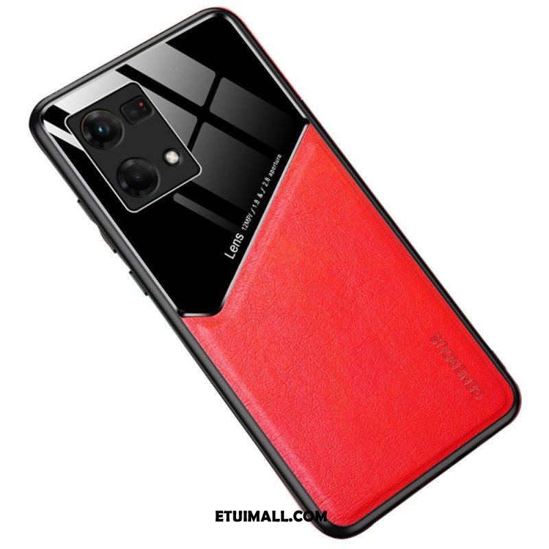 Etui do Oppo Reno 7 Wysokiej Jakości Sztuczna Skóra