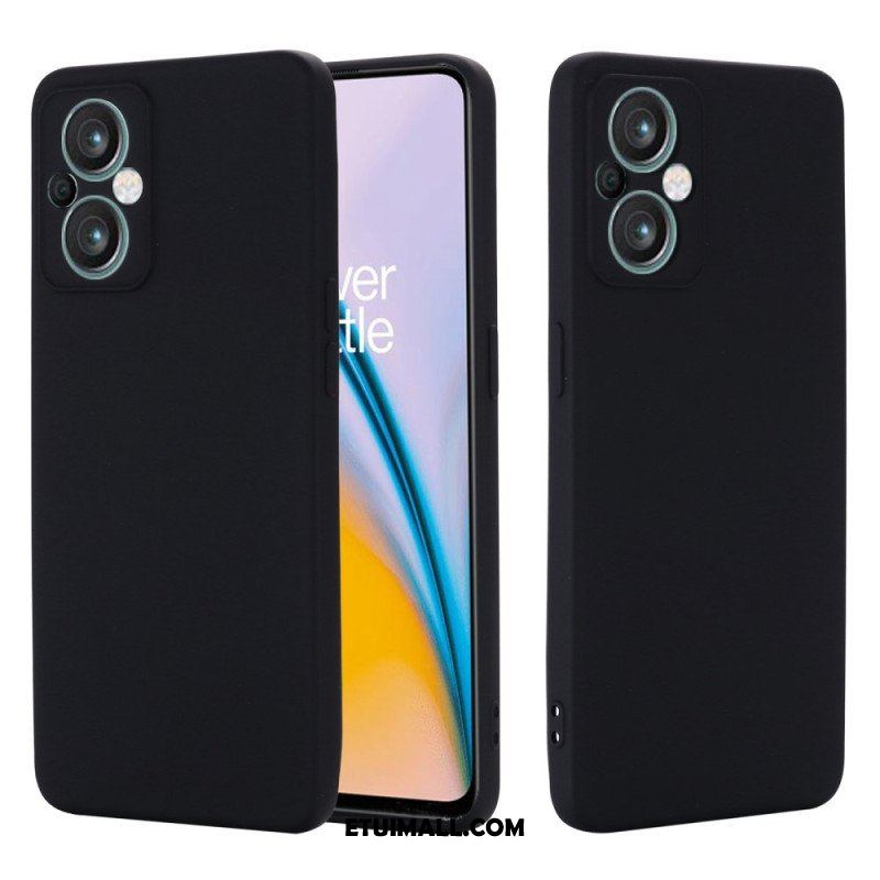 Etui do Oppo Reno 8 Lite z Łańcuch Płynny Silikon W Paski