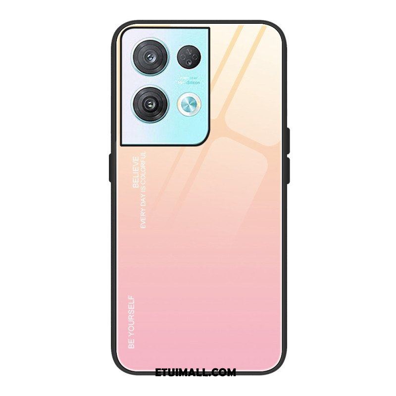 Etui do Oppo Reno 8 Pro Uwierz W Szkło Hartowane