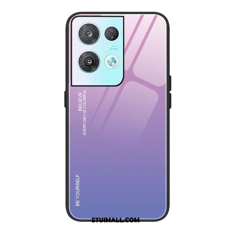 Etui do Oppo Reno 8 Pro Uwierz W Szkło Hartowane