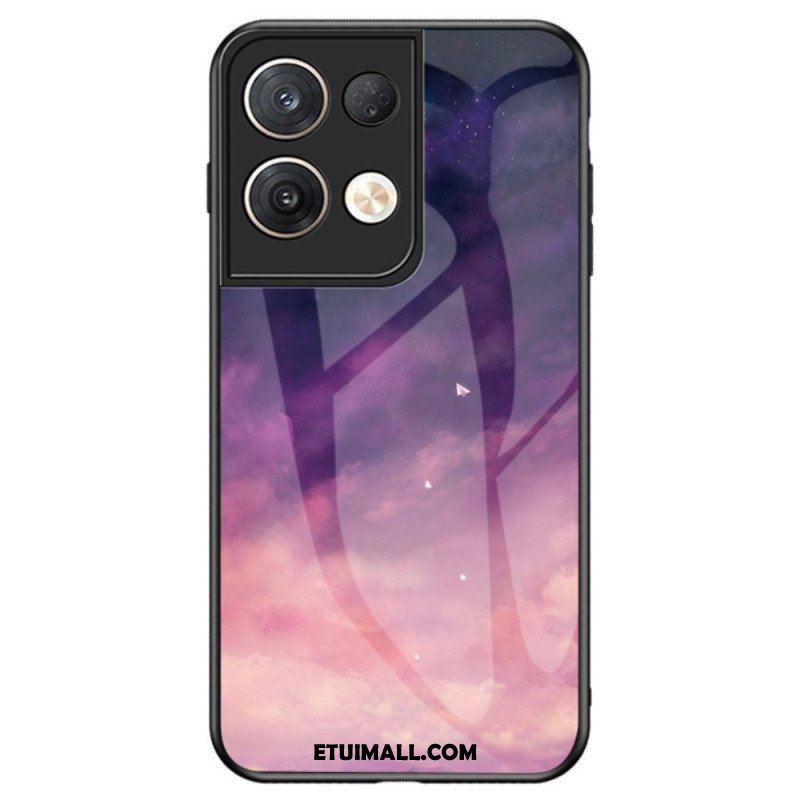 Etui do Oppo Reno 8 Pro Wzór Ze Szkła Hartowanego