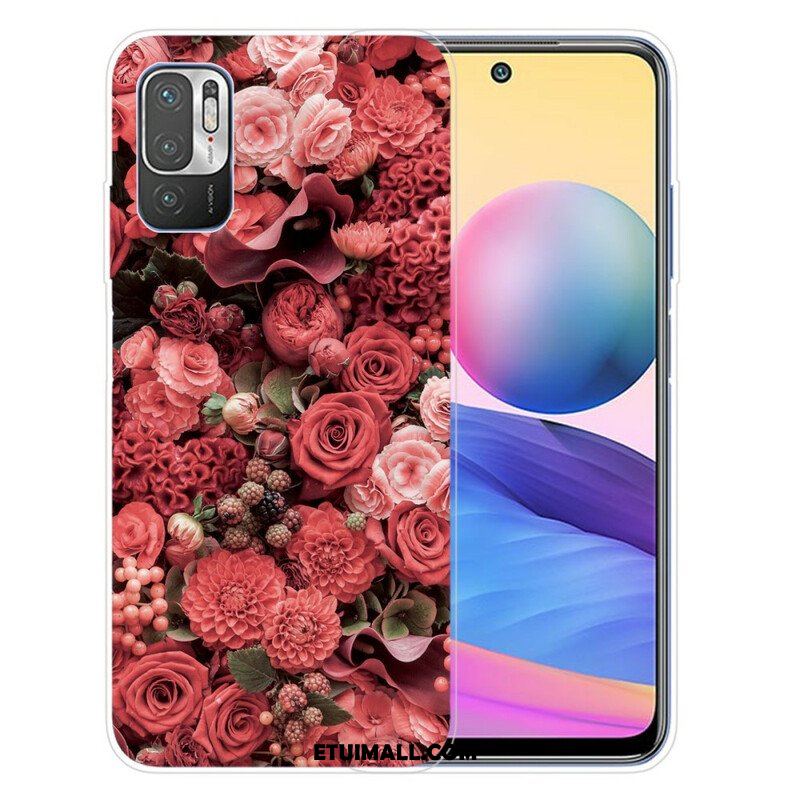 Etui do Poco M3 Pro 5G Intensywne Kwiaty