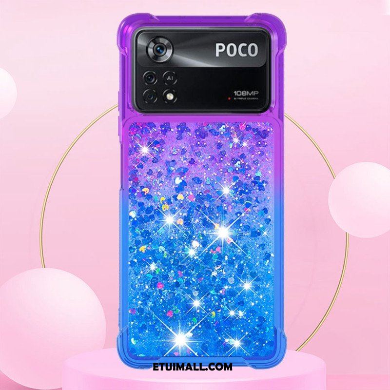 Etui do Poco X4 Pro 5G Kolorowe Cekiny
