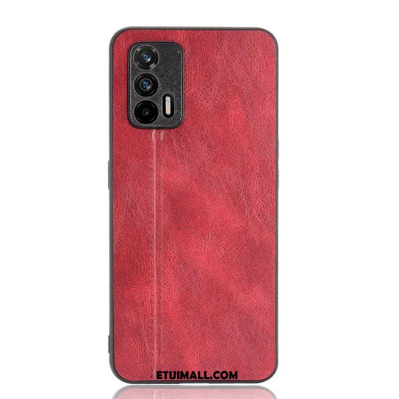 Etui do Realme GT 5G Stylowe Skórzane Szwy