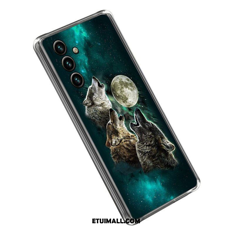 Etui do Samsung Galaxy A14 / A14 5G Bezszwowy Dziki Wilk