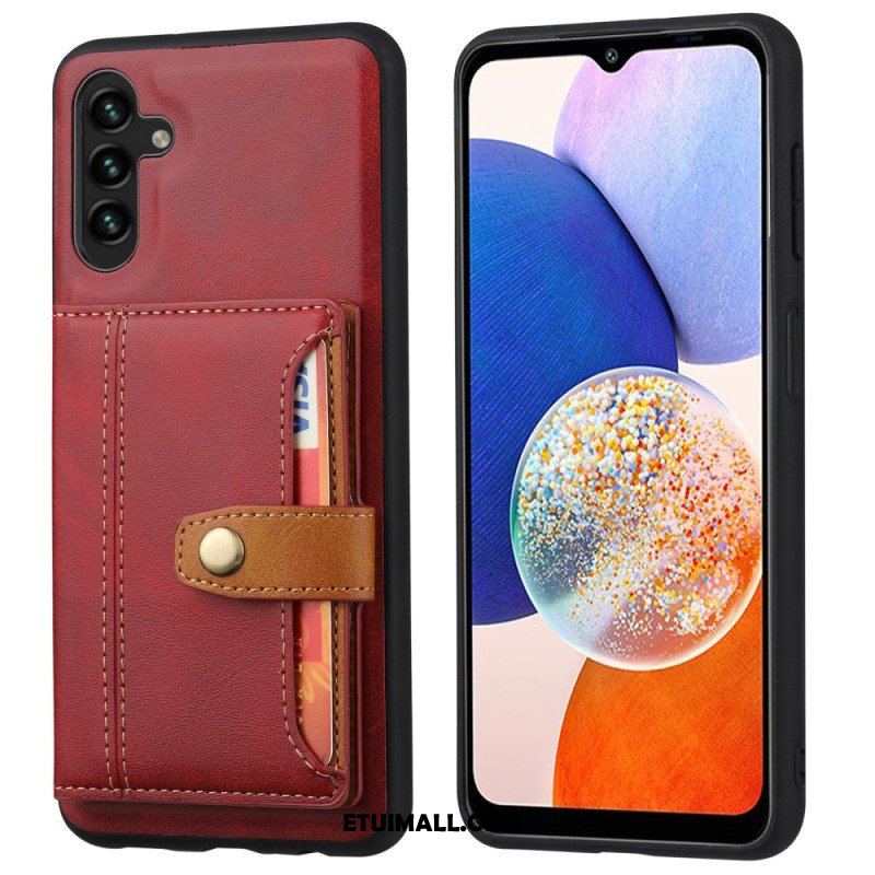 Etui do Samsung Galaxy A14 / A14 5G Pasek Podtrzymujący Posiadacza Karty