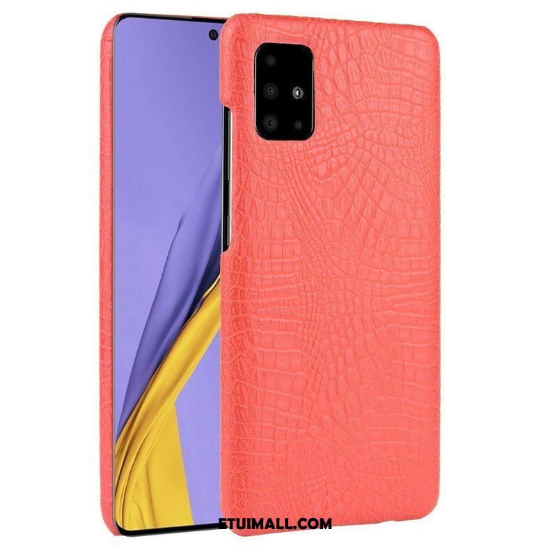 Etui do Samsung Galaxy A51 5G Efekt Skóry Krokodyla