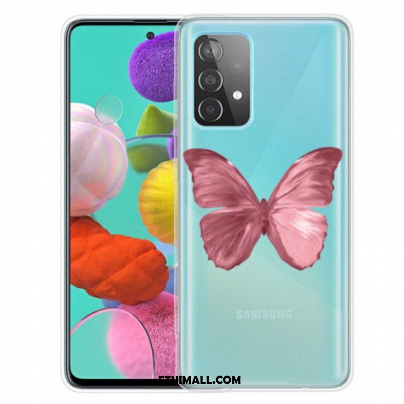 Etui do Samsung Galaxy A52 4G / A52 5G / A52s 5G Dzikie Motyle