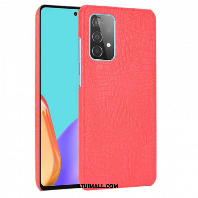 Etui do Samsung Galaxy A52 4G / A52 5G / A52s 5G Efekt Skóry Krokodyla