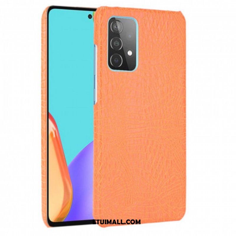 Etui do Samsung Galaxy A52 4G / A52 5G / A52s 5G Efekt Skóry Krokodyla