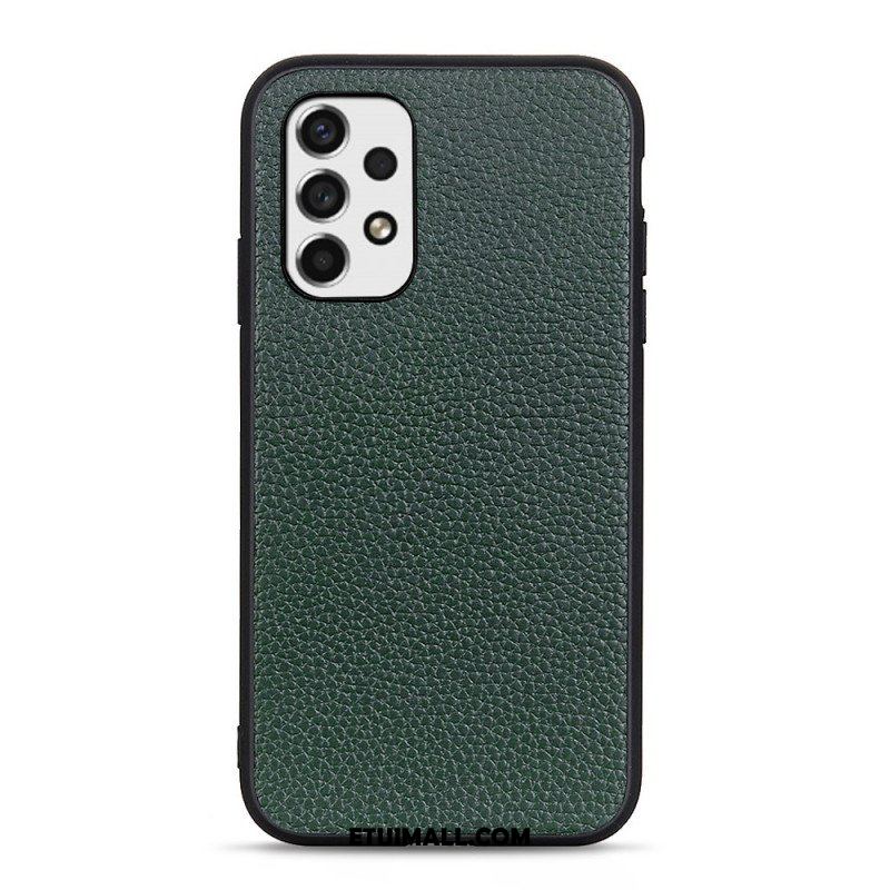 Etui do Samsung Galaxy A53 5G Prawdziwa Skóra Litchi