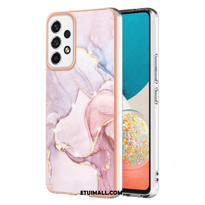 Etui do Samsung Galaxy A53 5G Silikonowy Elastyczny Marmur