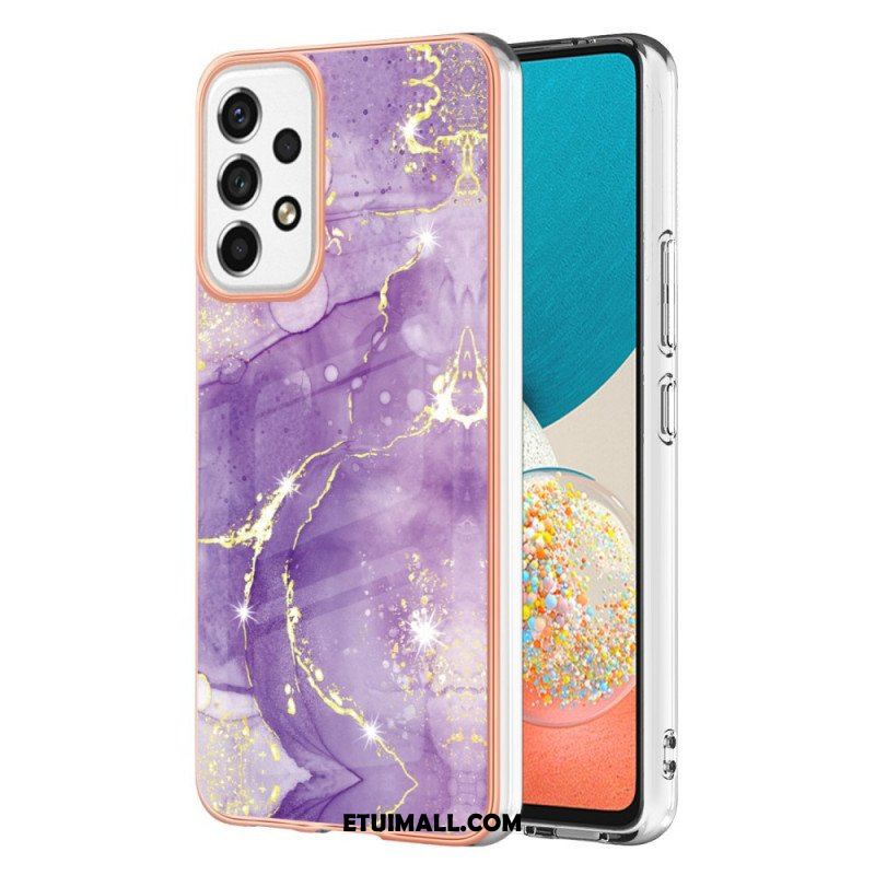 Etui do Samsung Galaxy A53 5G Silikonowy Elastyczny Marmur