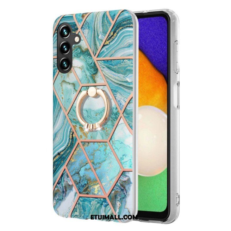 Etui do Samsung Galaxy A54 5G Marmur Ze Wspornikiem Pierścienia