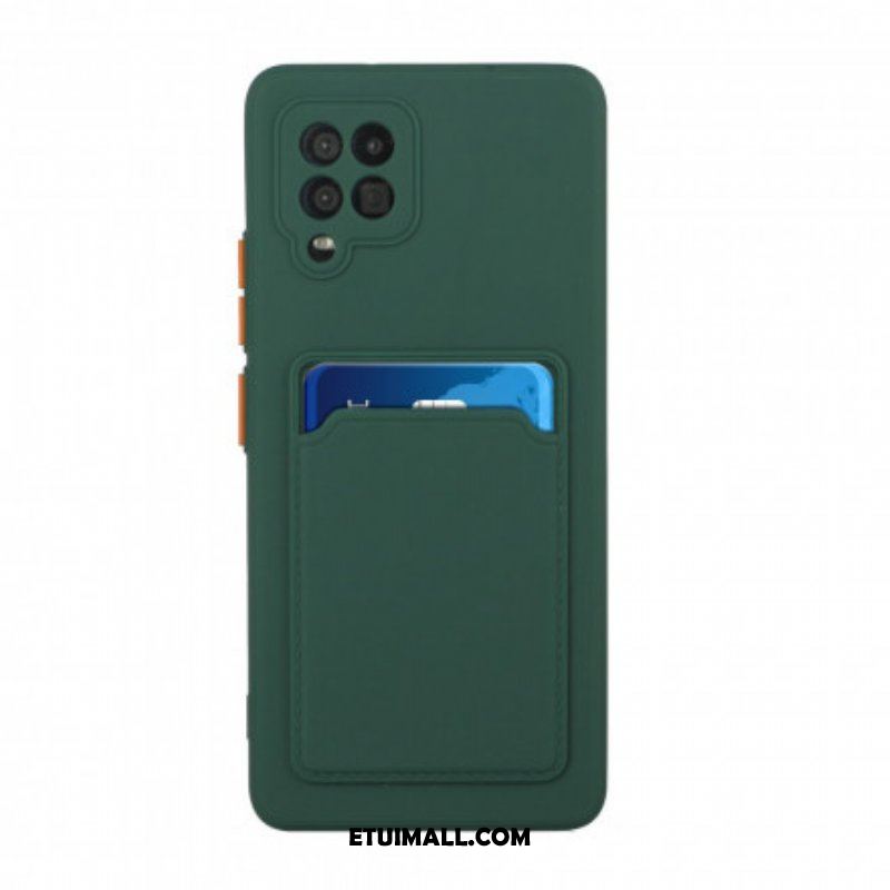 Etui do Samsung Galaxy M12 / A12 Silikonowy Uchwyt Na Kartę