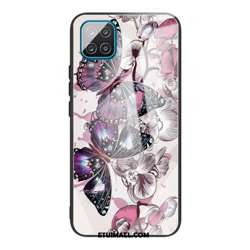 Etui do Samsung Galaxy M32 Motyle Odmiana Szkło Hartowane