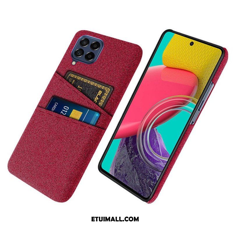 Etui do Samsung Galaxy M53 5G Posiadacz Karty Z Tkaniny