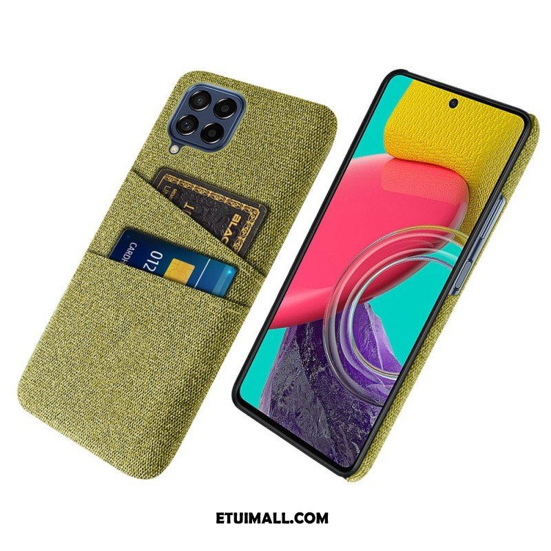 Etui do Samsung Galaxy M53 5G Posiadacz Karty Z Tkaniny