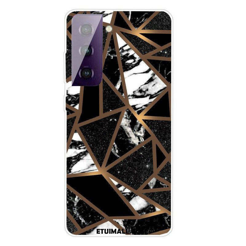 Etui do Samsung Galaxy S21 5G Geometryczny Marmur