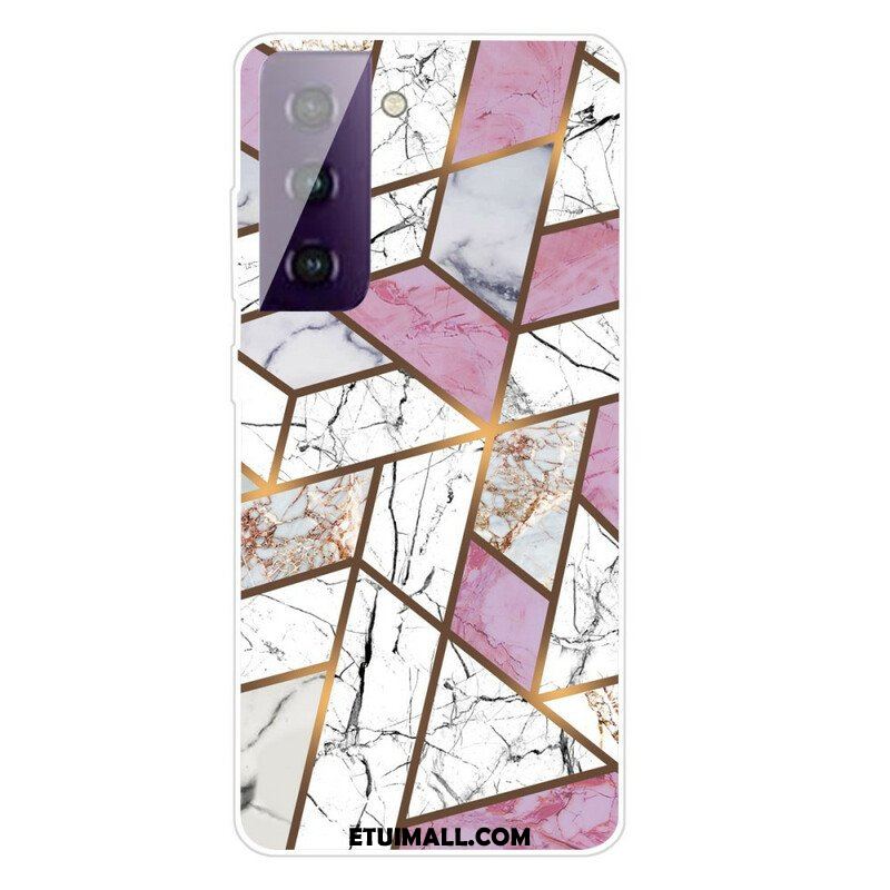 Etui do Samsung Galaxy S21 5G Geometryczny Marmur