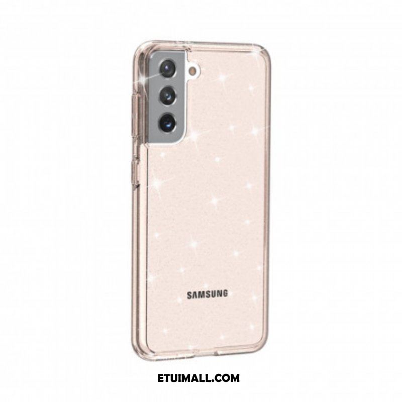 Etui do Samsung Galaxy S21 5G Przezroczyste Cekiny