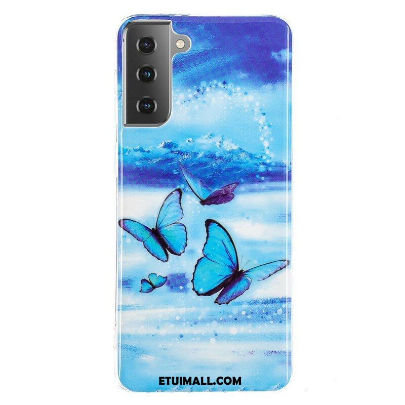 Etui do Samsung Galaxy S21 5G Seria Fluorescencyjnych Motyli