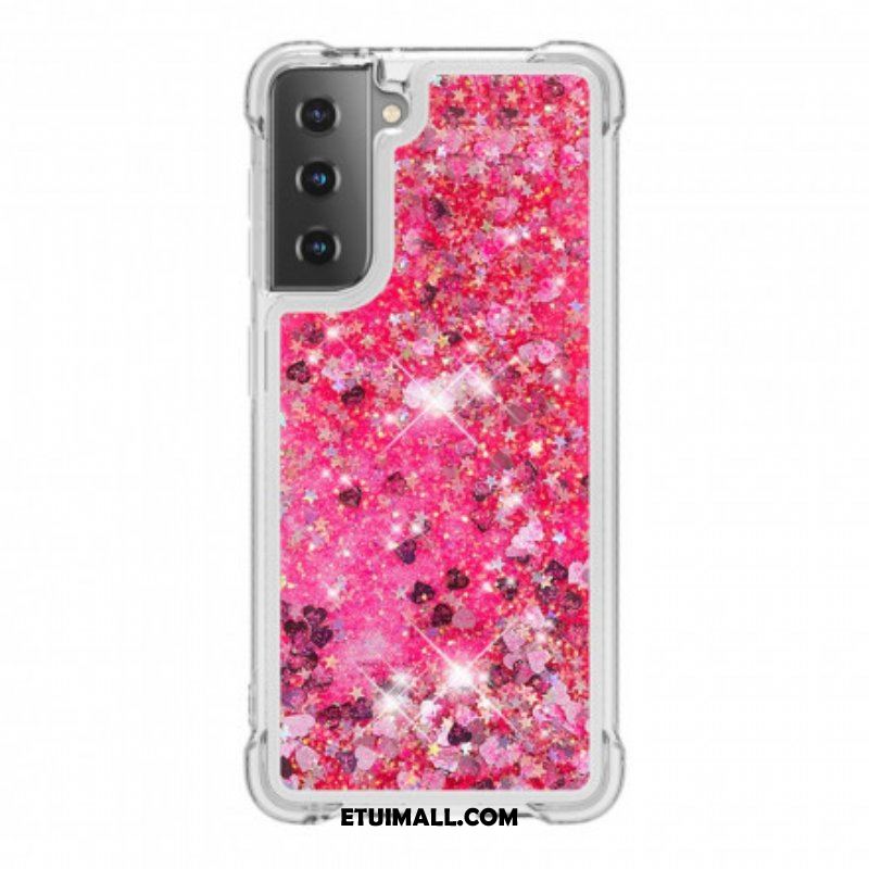 Etui do Samsung Galaxy S21 Plus 5G Pragnienia Cekiny