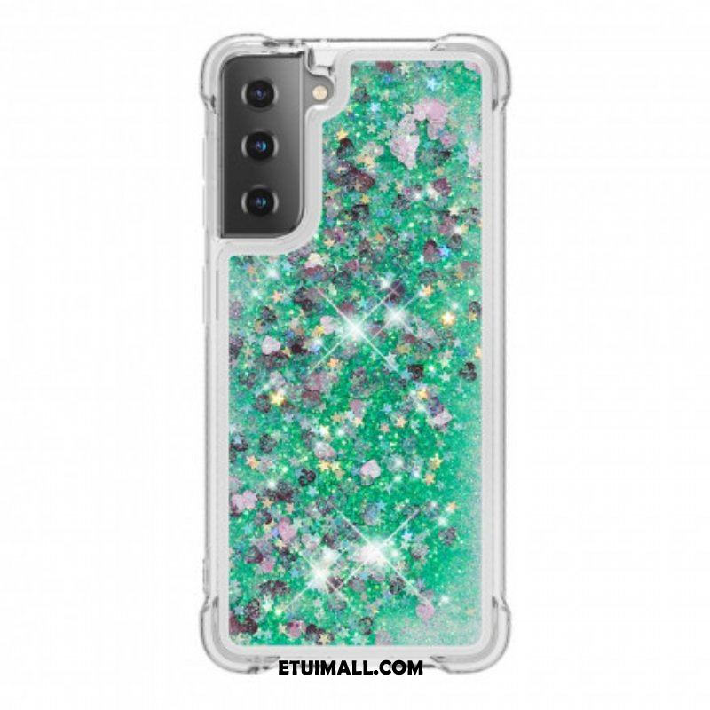 Etui do Samsung Galaxy S21 Plus 5G Pragnienia Cekiny