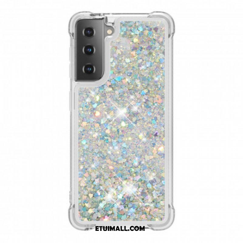 Etui do Samsung Galaxy S21 Plus 5G Pragnienia Cekiny