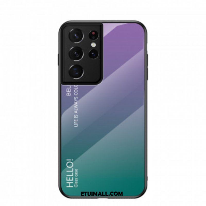 Etui do Samsung Galaxy S21 Ultra 5G Szkło Hartowane Witam
