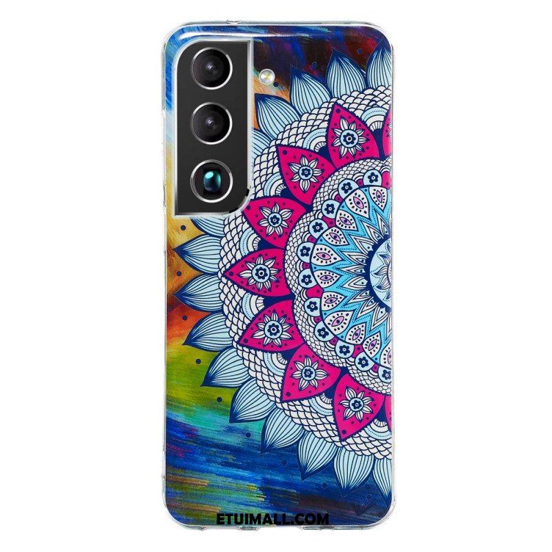 Etui do Samsung Galaxy S22 5G Fluorescencyjna Seria Kwiatowa