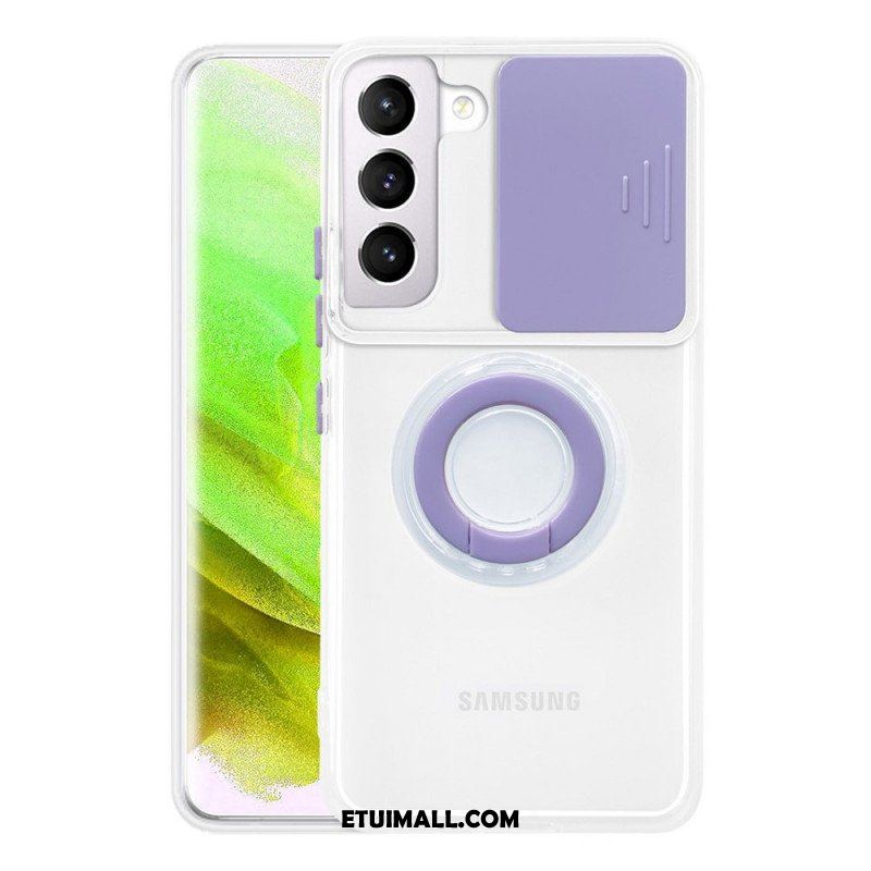 Etui do Samsung Galaxy S22 5G Pierścień-wspornik I Osłony Obiektywu