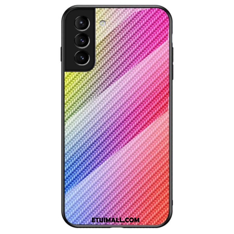 Etui do Samsung Galaxy S22 5G Szkło Hartowane Z Włókna Węglowego