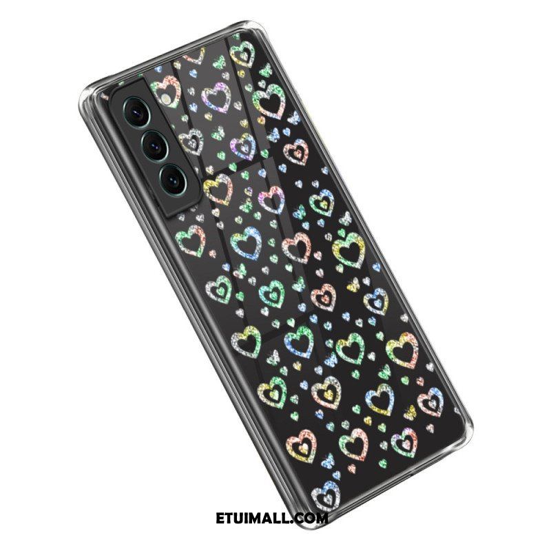 Etui do Samsung Galaxy S23 5G Przezroczyste Gwiazdy / Serca