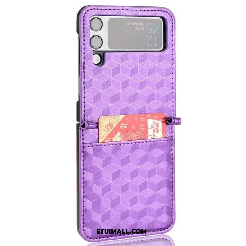 Etui do Samsung Galaxy Z Flip 3 5G Etui Folio Posiadacz Karty Projektu 3d