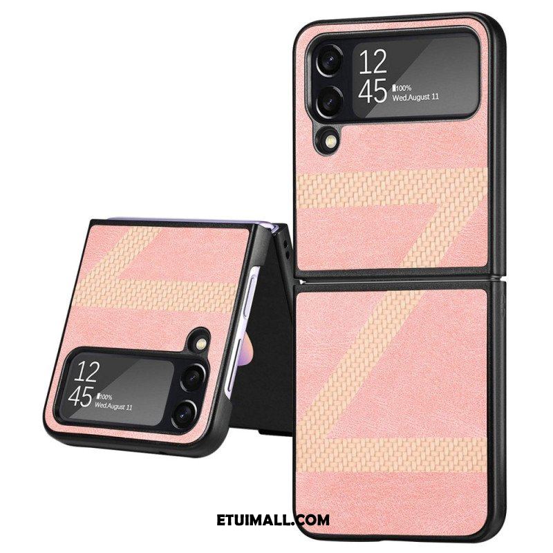 Etui do Samsung Galaxy Z Flip 4 Etui Folio Stylowa Skórzana Konstrukcja Z