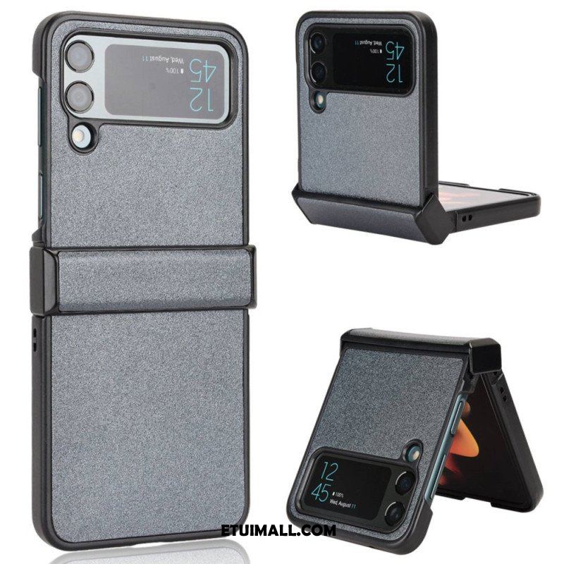 Etui do Samsung Galaxy Z Flip 4 Etui Folio Tekstura Z Efektem Matowym