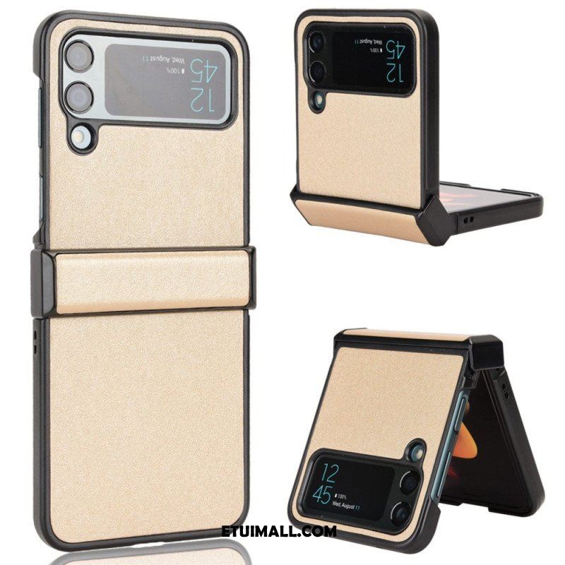 Etui do Samsung Galaxy Z Flip 4 Etui Folio Tekstura Z Efektem Matowym