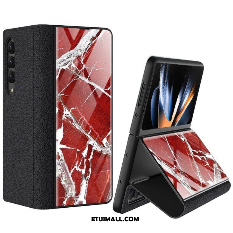 Etui do Samsung Galaxy Z Fold 4 Marmurowe Fale Gkk