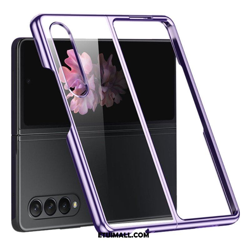 Etui do Samsung Galaxy Z Fold 4 Przezroczysty Metalik