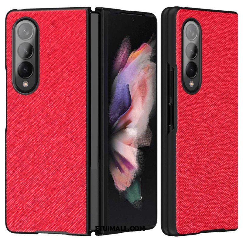Etui do Samsung Galaxy Z Fold 4 Tkana Tekstura