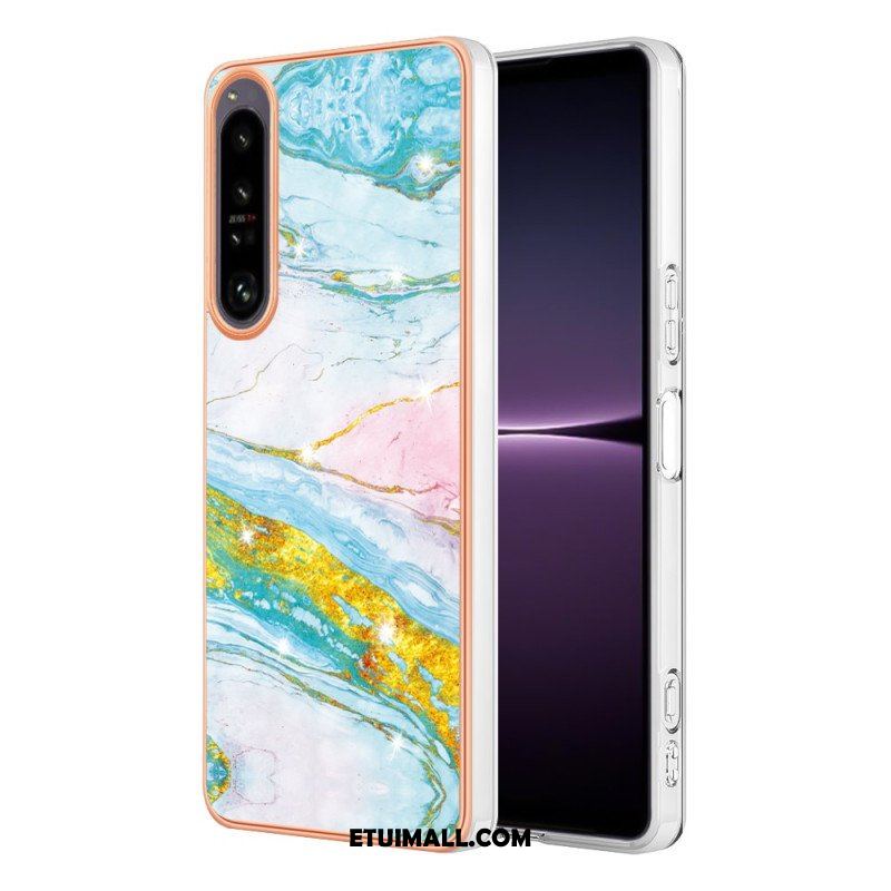 Etui do Sony Xperia 1 IV Kolorowy Marmur