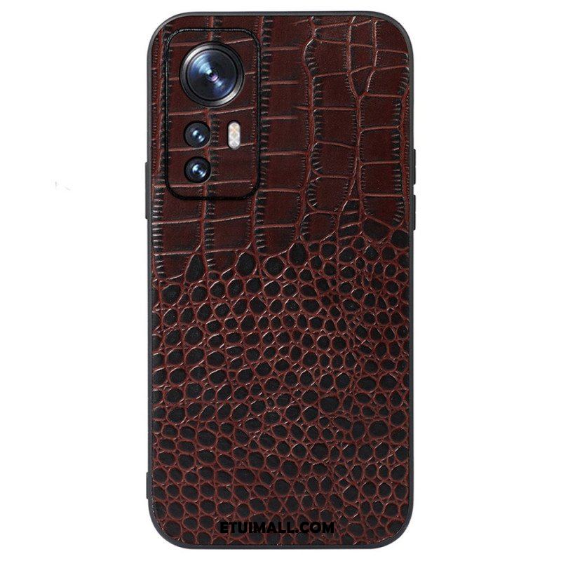 Etui do Xiaomi 12 / 12X Oryginalna Skóra Krokodyla