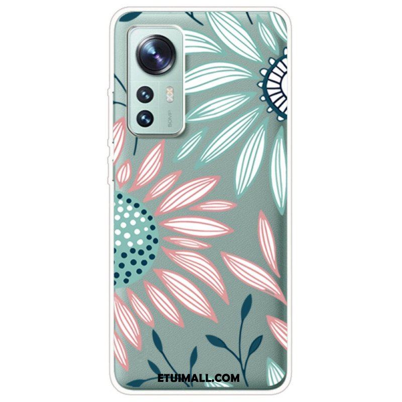 Etui do Xiaomi 12 / 12X Przejrzysty Jeden Kwiat