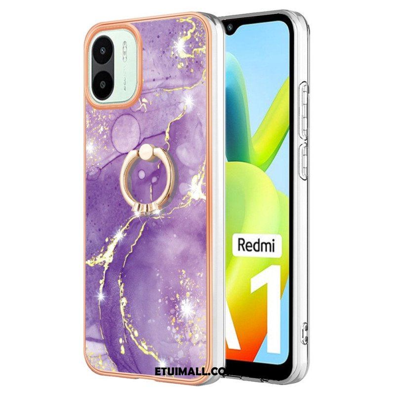 Etui do Xiaomi Redmi A1 Marmur Ze Wspornikiem Pierścienia