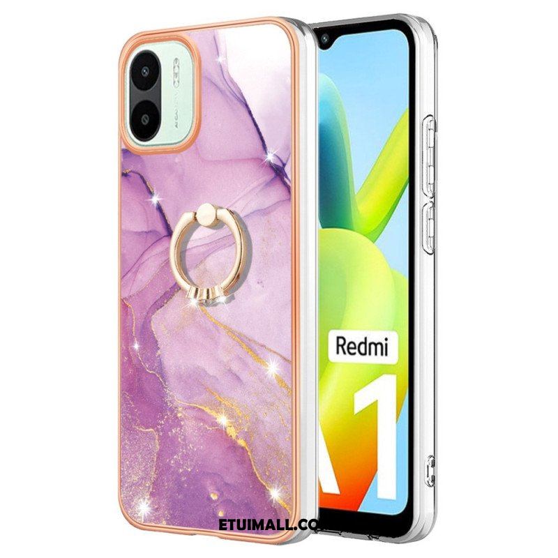 Etui do Xiaomi Redmi A1 Marmur Ze Wspornikiem Pierścienia