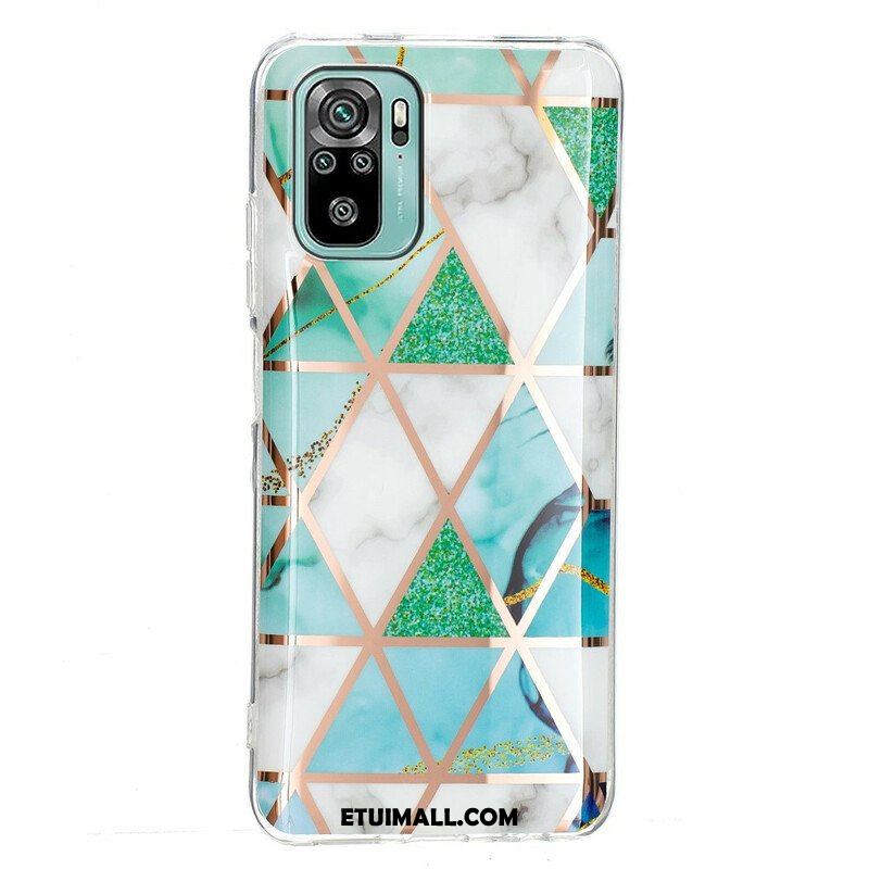 Etui do Xiaomi Redmi Note 10 / 10S Geometria Marmuru