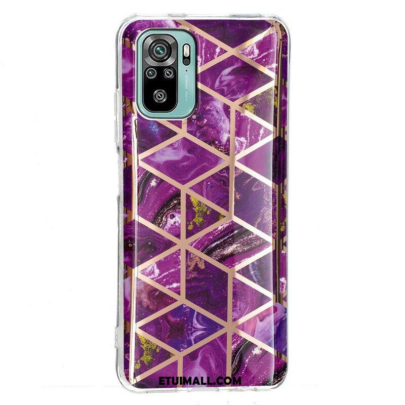 Etui do Xiaomi Redmi Note 10 / 10S Geometria Marmuru